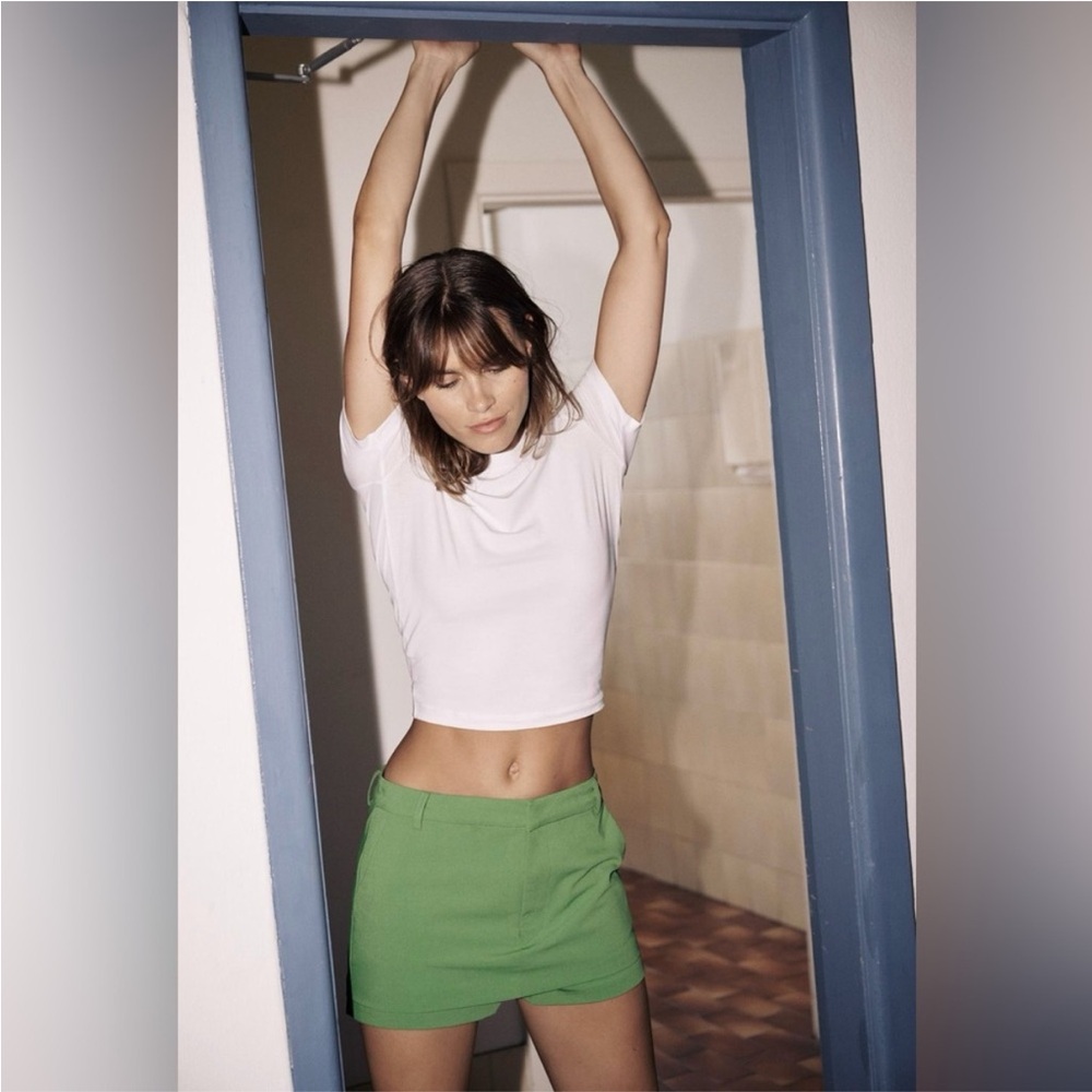 Zara Green Skort, Size M